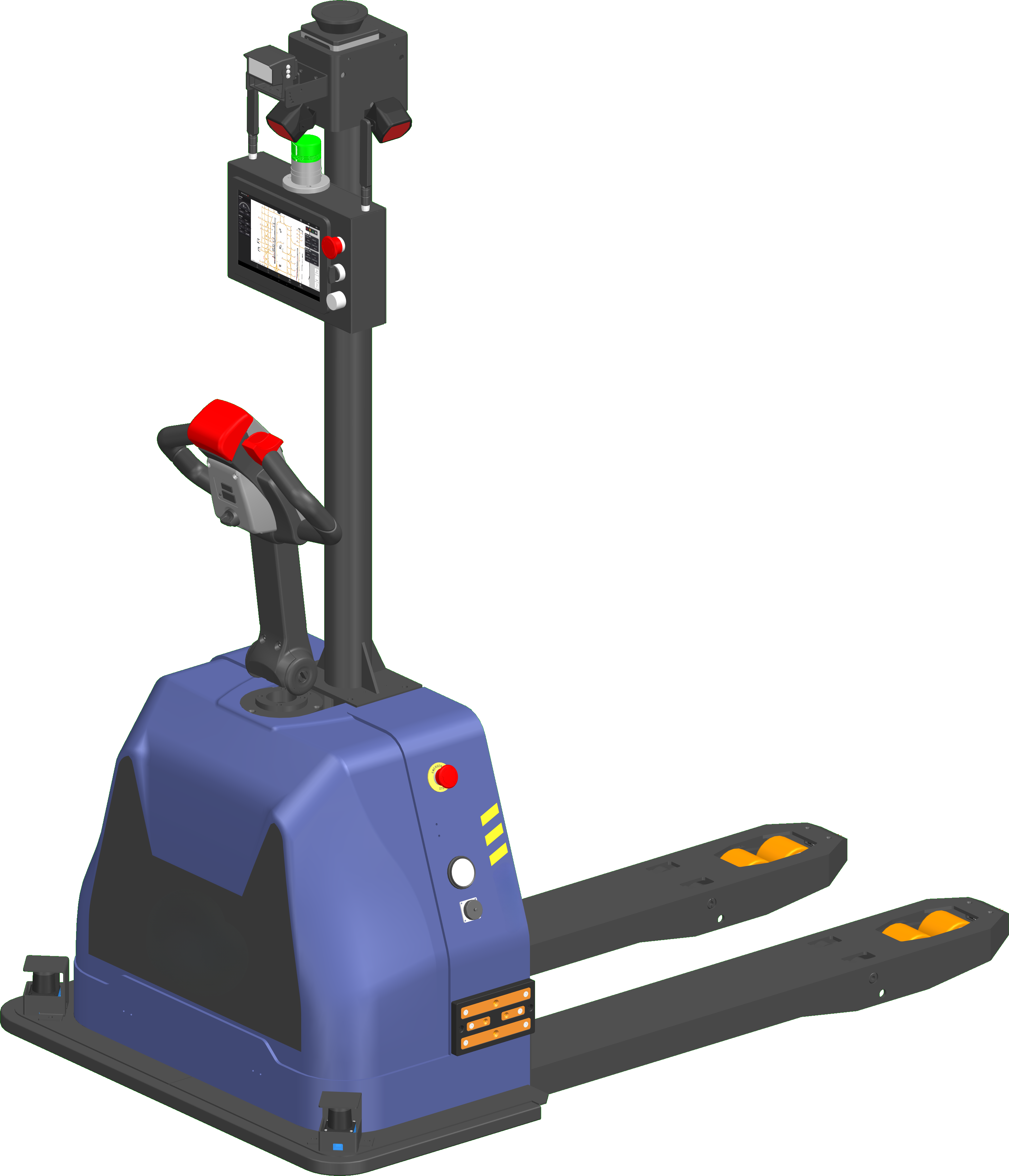 BotOnly FLT-PH-104 Automated Flatbed Pallet Forklift